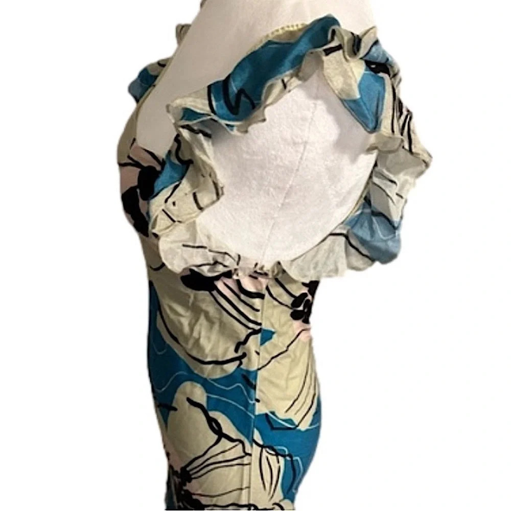 Anthropologie Conditions Apply Sleeveless Stretchy Midi Dress Women’s Sz XS - Picture 5 of 9